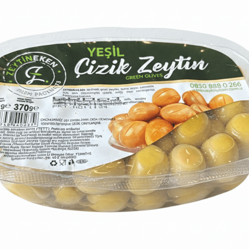 Gemlik Yeşil Çizik Zeytin 400 Gr