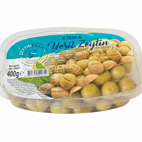 Gemlik Kırma Yeşil Zeytin 400 Gr